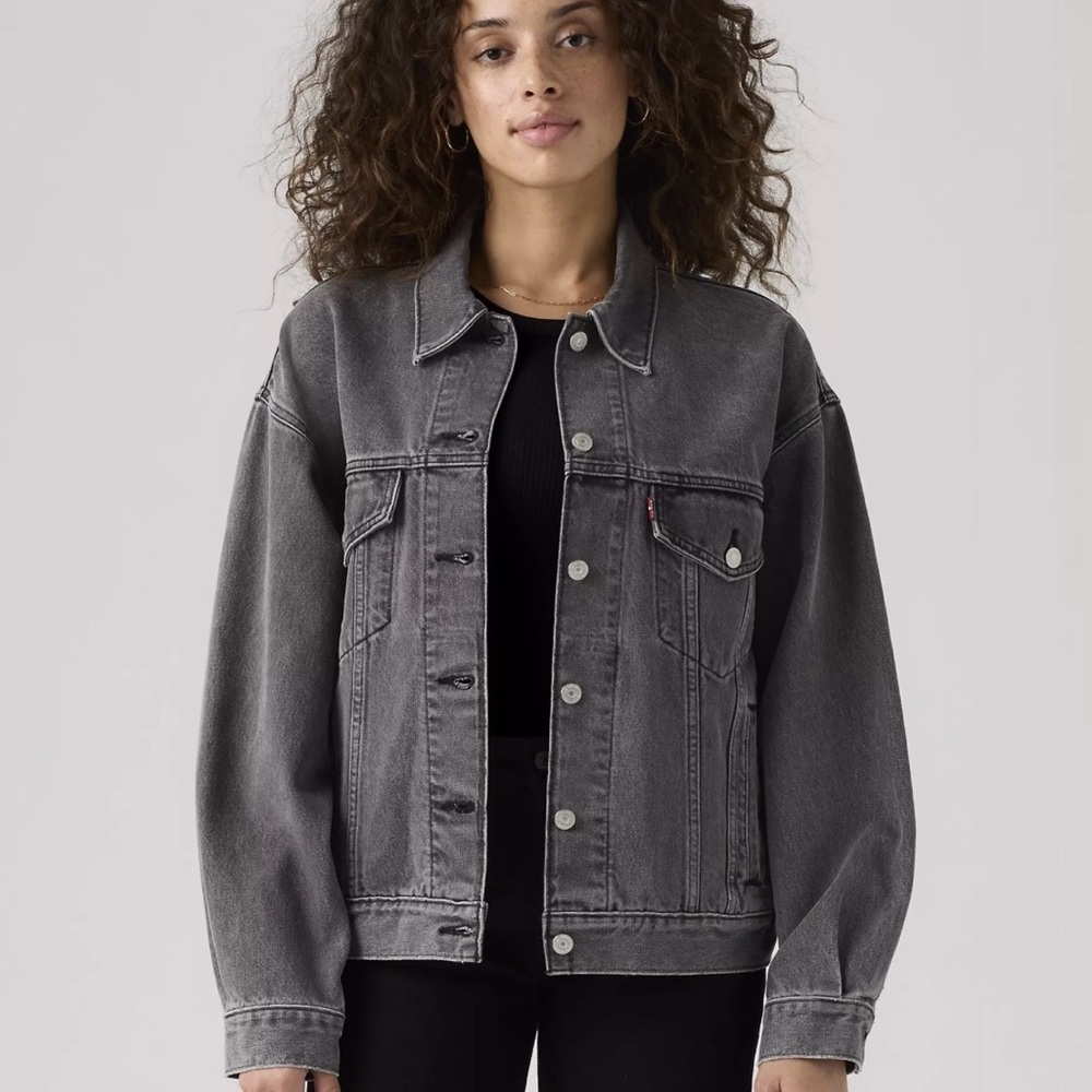 Levi's Gray Jean Jacket for Women